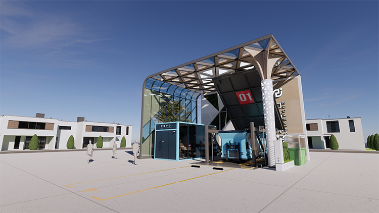 移动式景观站单机位