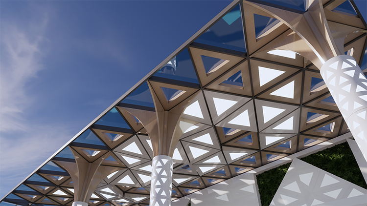 移动式景观站三机位